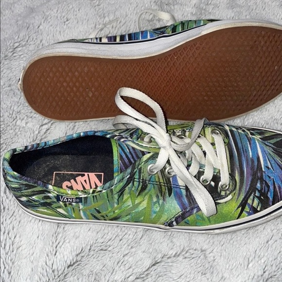 Vans Authentic Floral Shoes Size 9 - Picture 3 of 3